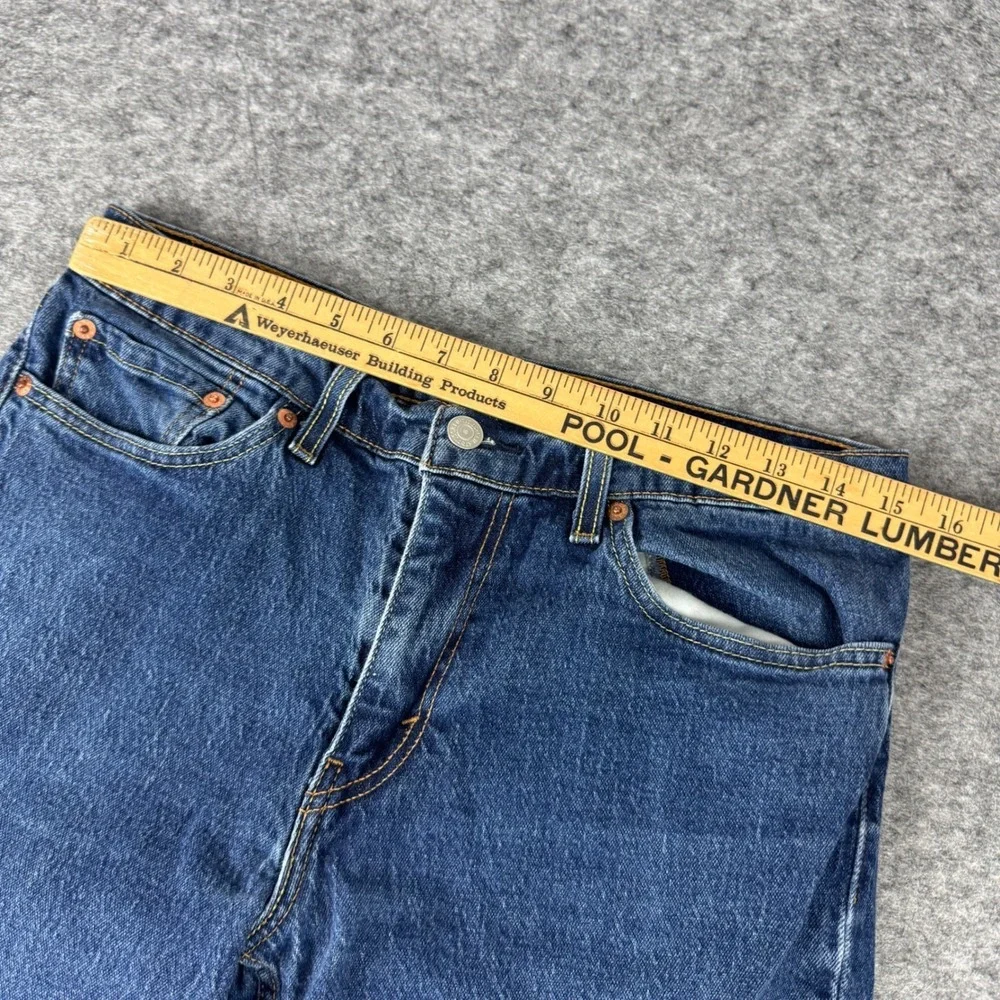 Levis 511 Slim Fit Mens Jeans W32 L29 Dark Wash Blue Denim Pants